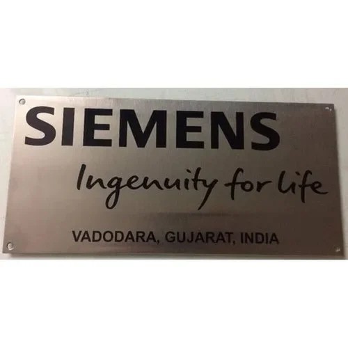 Stainless Steel Name Plate